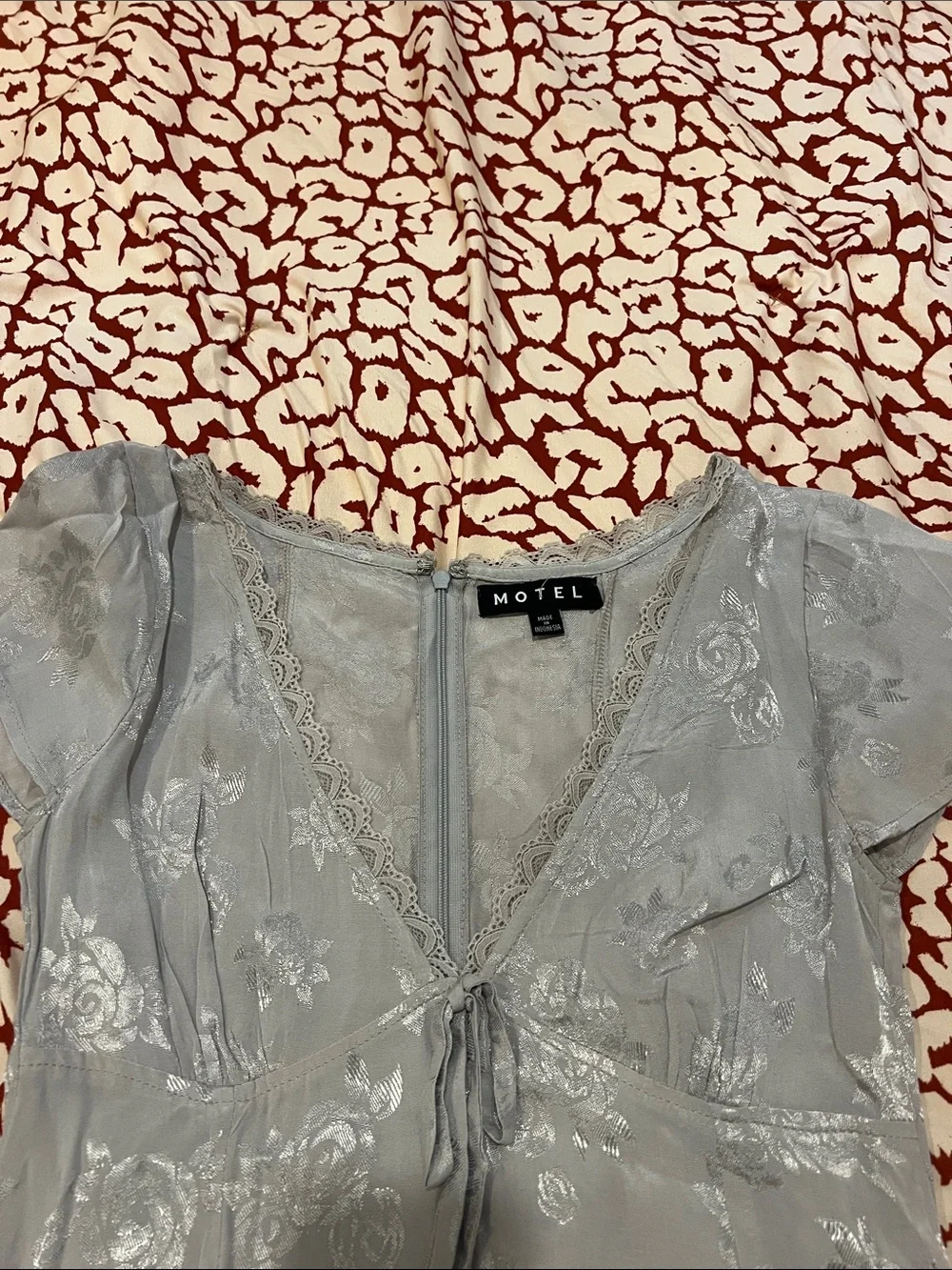 Motel Rocks Lace-Trim Mini Dress - Picture 3 of 5